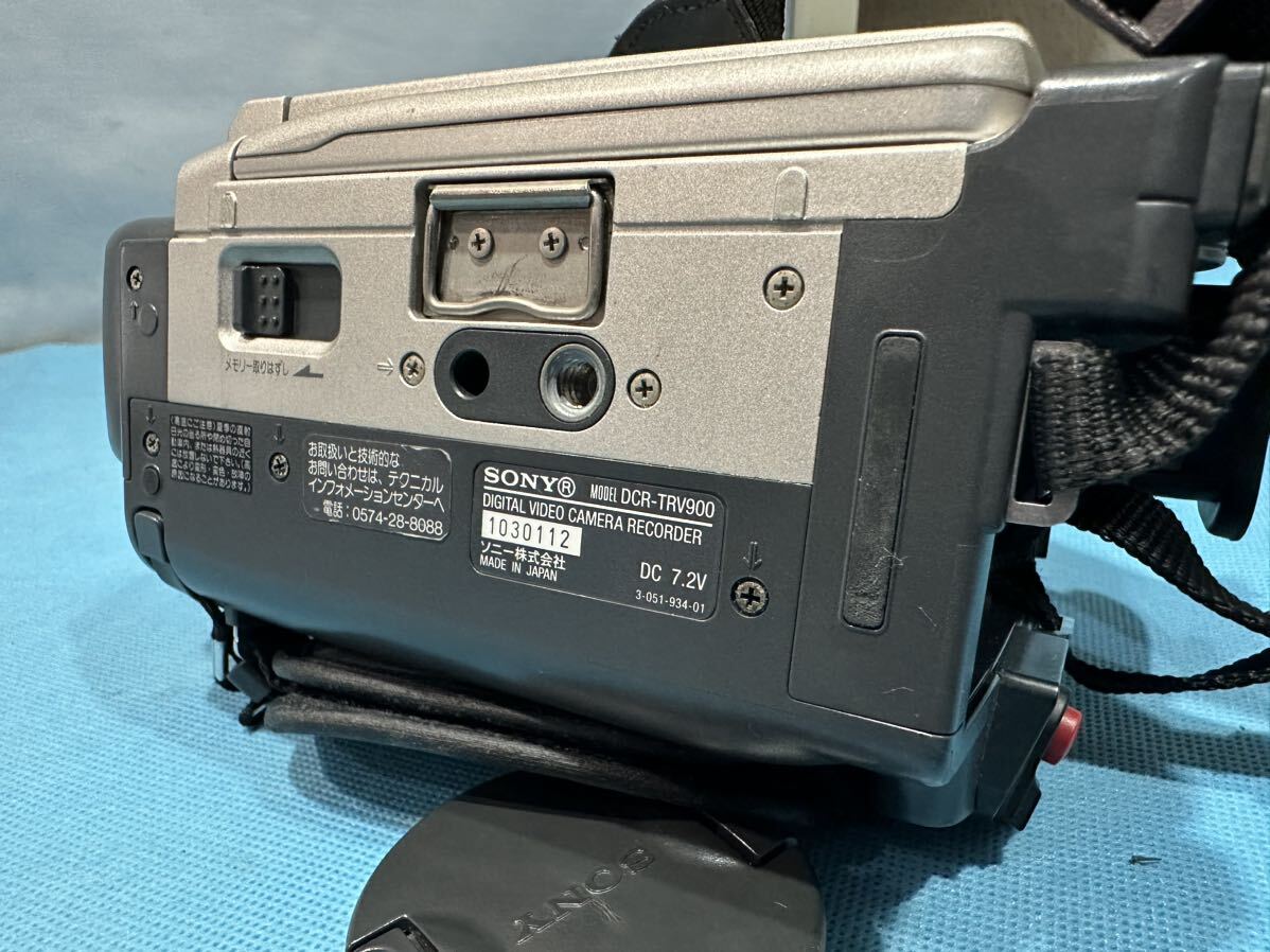 SONY ソニー DCR-TRV900 NTSC レコーダー デジタルビデオカメラ miniDVムービー ミニDVカム 再生のみ確認済み_画像5