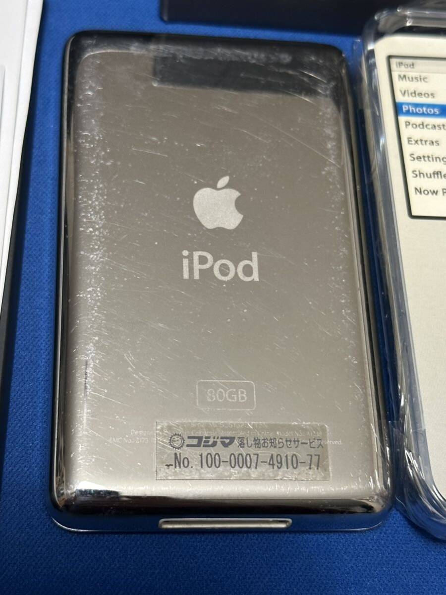 Apple iPod classic 80GB 第6世代 Silver シルバー A1238 MB029J/A FAR iPod 80GBの画像3