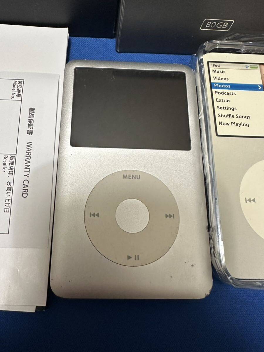 Apple iPod classic 80GB 第6世代 Silver シルバー A1238 MB029J/A FAR iPod 80GBの画像2