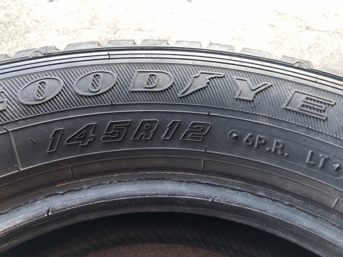 ★保管袋付★(PS5L007) 145R12 6PR GOODYEAR CARGO PRO 2020年 4本 夏タイヤ 送料無料_画像3