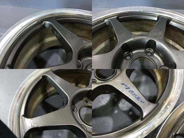 P1 レーシング タイプB P1 RACING TYPEB 17インチ アルミホイール(W6E041)17x7J/8J オフセット35 5穴 PCD114.3 ハブ73_画像2