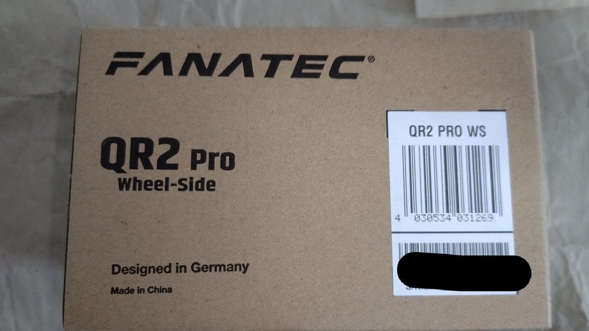 新品未開封 FANATEC QR2 Pro Wheel-Side