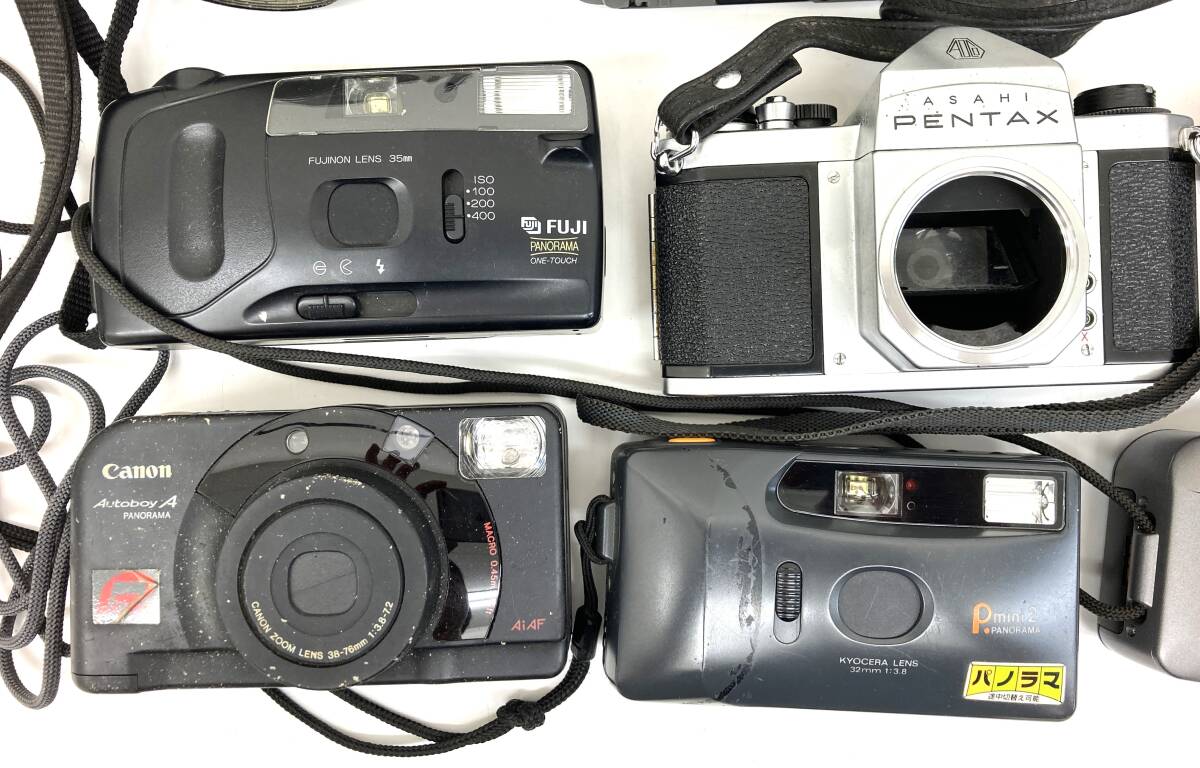 5-22【中古品】フィルムカメラ　まとめ　21台　Cannon／PENTAX／FUJI／MINOLTAなど_画像9