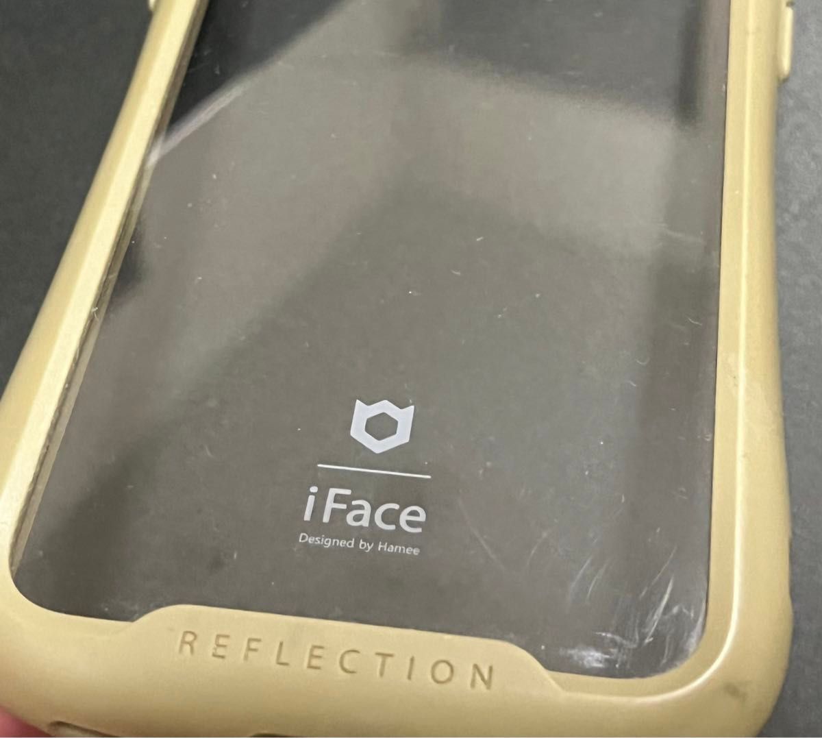 アイフェイス iFace iPhone11Pro クリアケース 強化ガラス ベージュ アイフォンケース　スマホケース