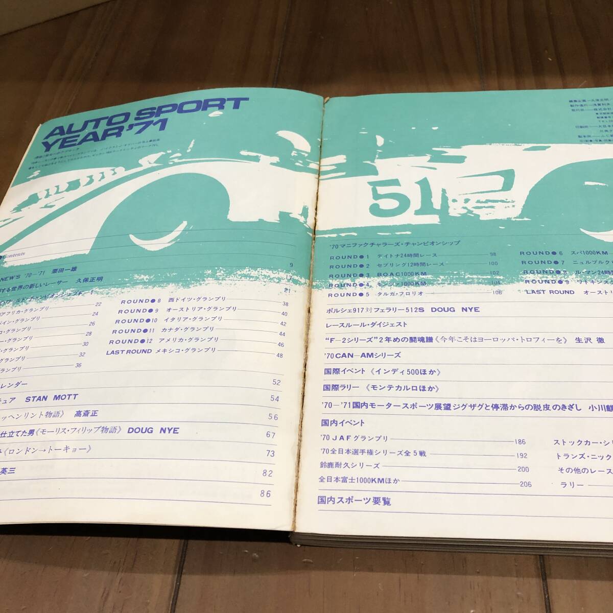 AUTO SPORT YEAR’71　6月臨時増刊　No.76　昭和46年　【54】_画像6