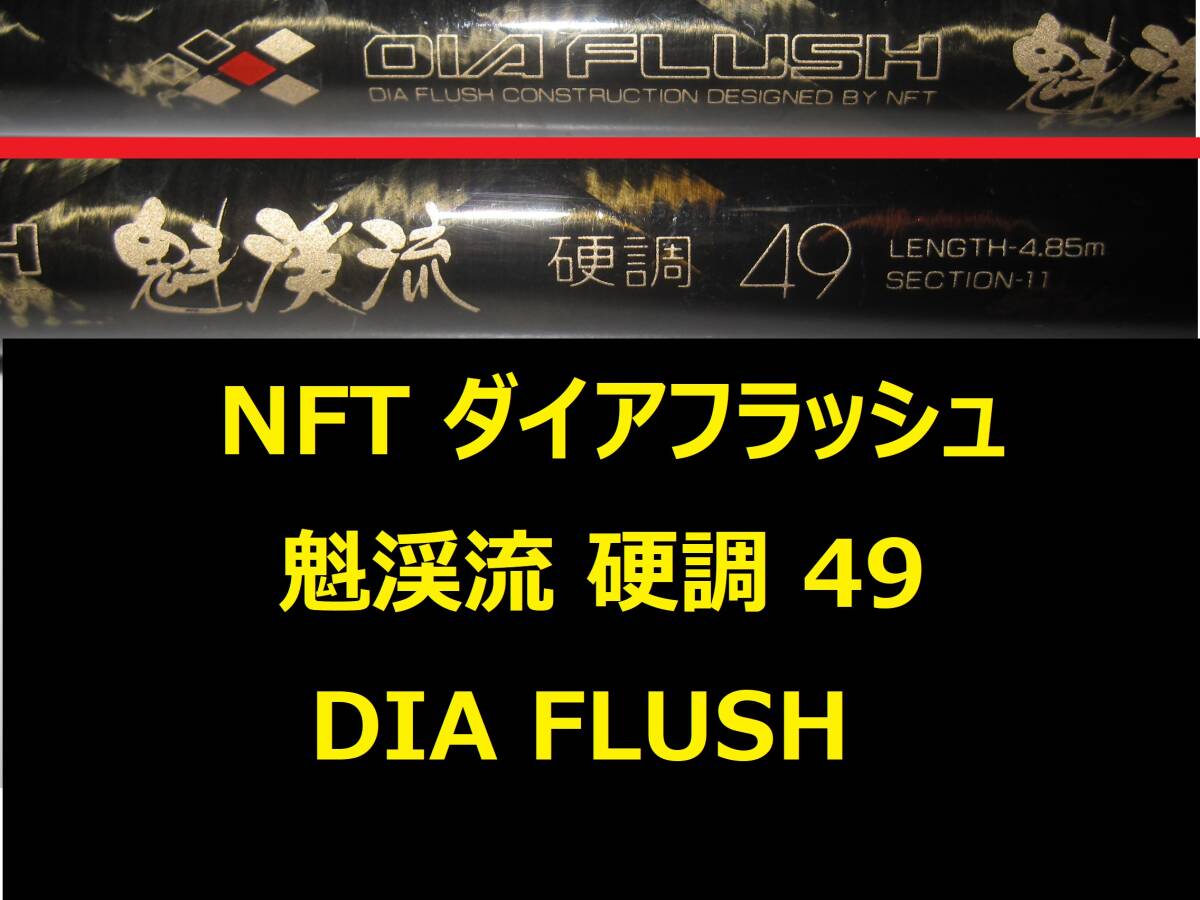 希少 NFT ダイアフラッシュ 魁渓流 硬調 49 DIA FLUSH_画像1