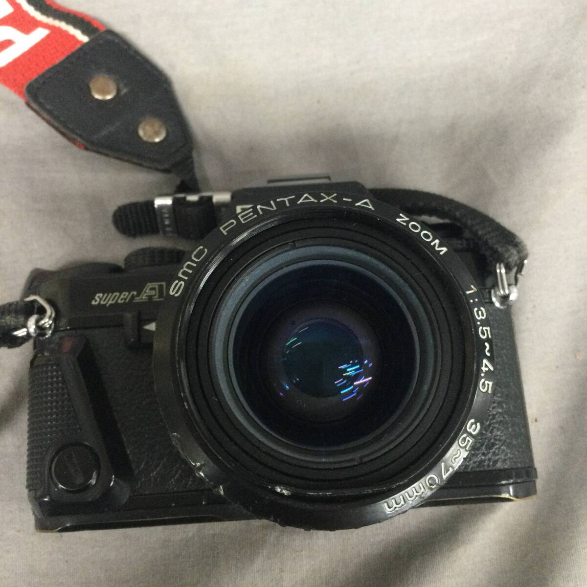 060509 259271 PENTAX Pentax superA single‐lens reflex camera 1:3.5-4.5 35-70mm black junk 