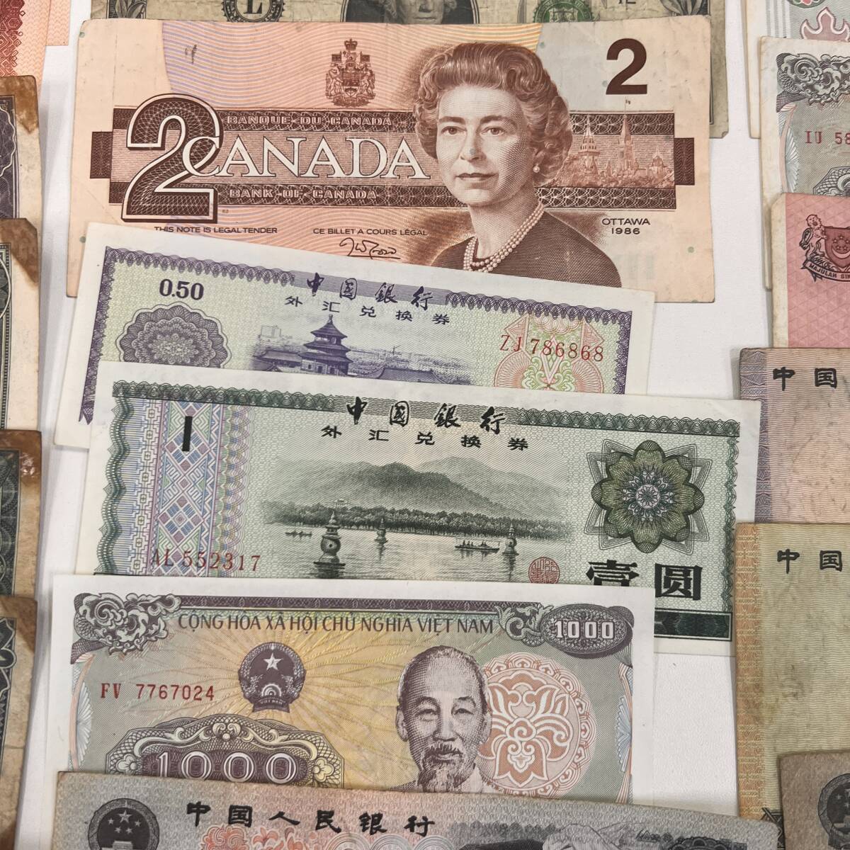 5-321[ зарубежный банкноты много суммировать рис доллар China изначальный ]6 доллар 2 Canada доллар обе изменение античный путешествие за границу иен дешево за границей sen collector товар 1 иен лот 1 иен старт 