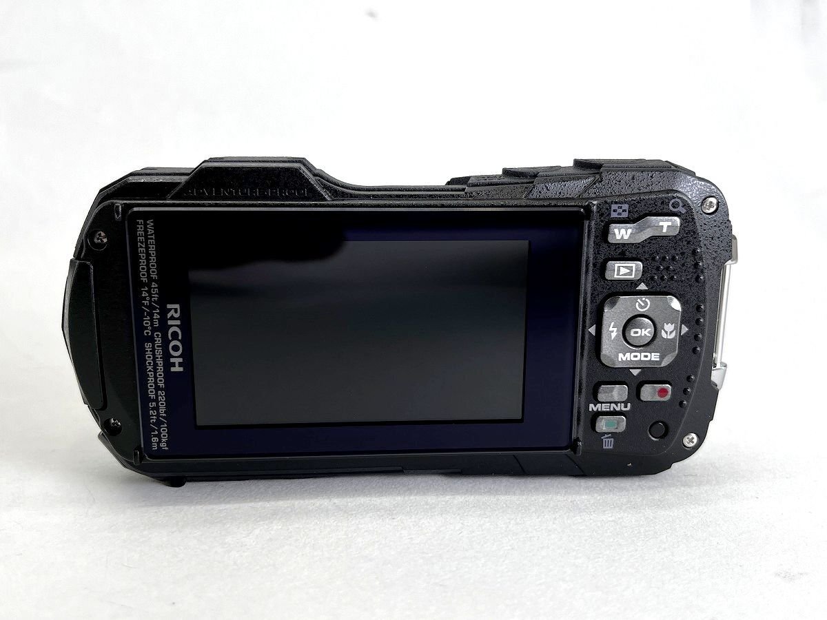 未使用保管品 RICOH デジタルカメラ WG-80 ORANGE 16GB SDカード付き[224882_画像3
