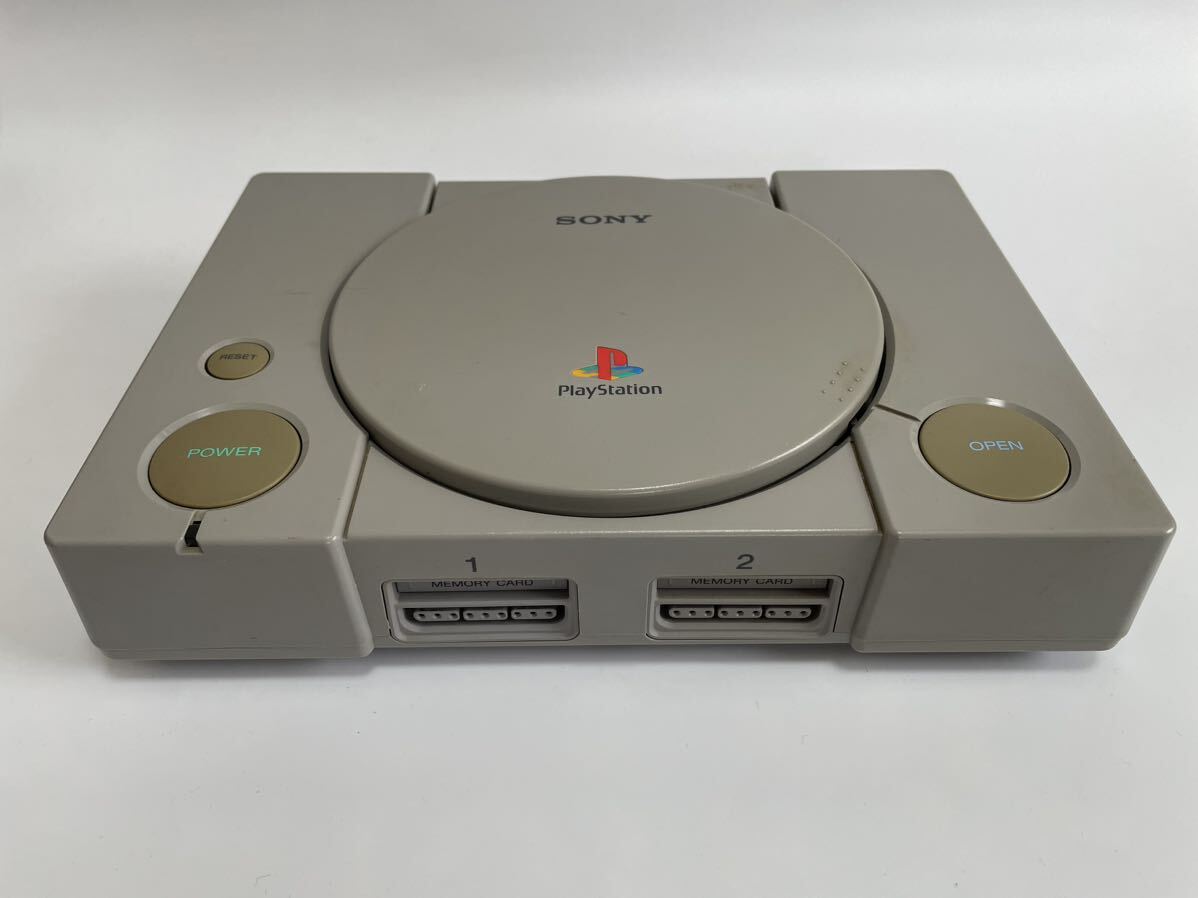 SONY ソニー プレイステーション PlayStation SCPH-1000 SCPH-5500 2台　アナログコントローラー 3つ　まとめ売り　通電・動作確認済み_画像7