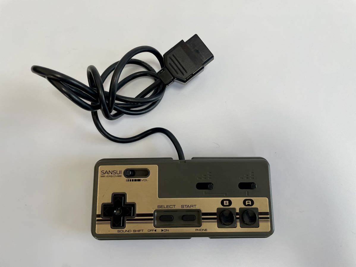 SANSUI ファミコン Famicom ハドソン HUDSON SOFT ゲームコントローラー ジョイカード モデル:HC 63-9 動作未確認 ジャンク_画像1