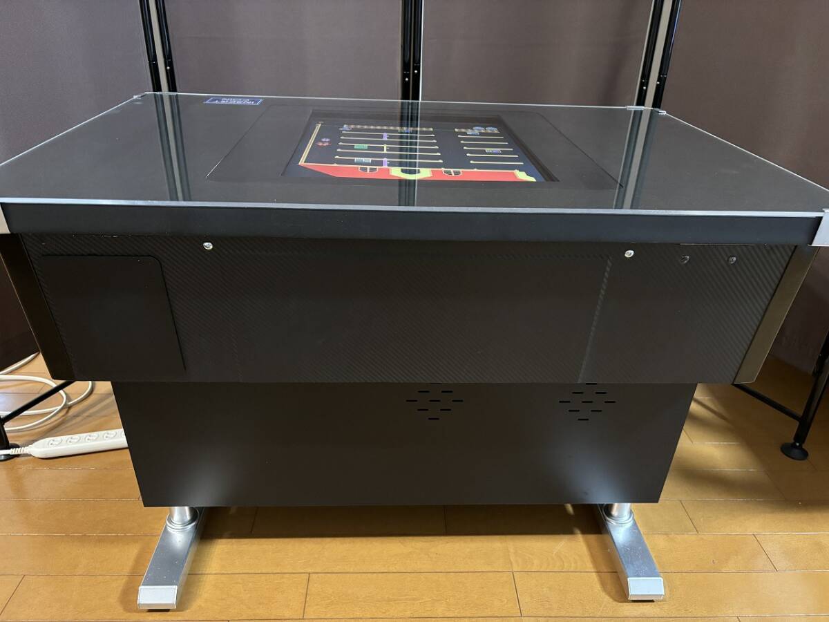 アーケードテーブル筐体 １９インチ液晶フルレストア品（６０in1カスタム）パドルコントローラー付きの画像6