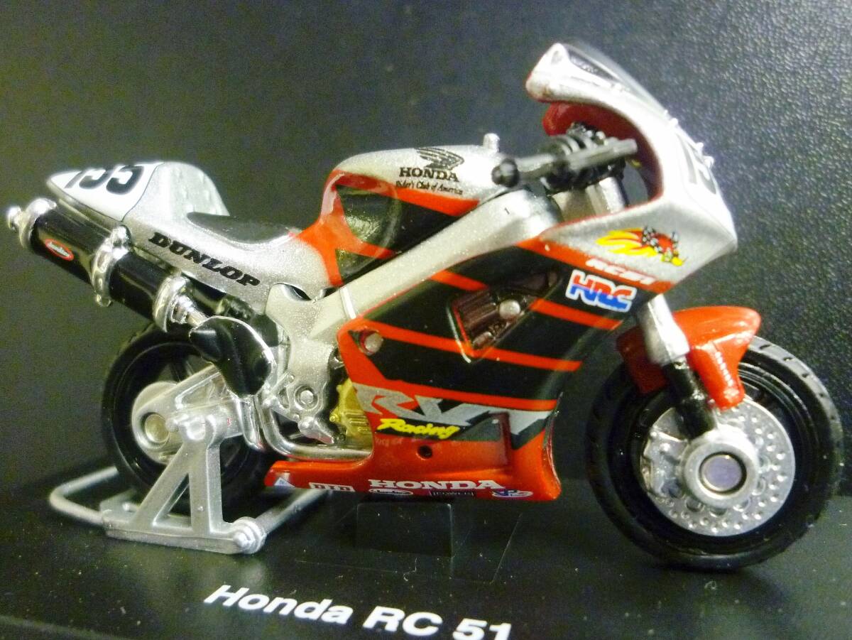 ニューレイ 1/32 ホンダ RVF1000R レーシング　RC 51 #155 　ベン・ボストロム　RVF 1000R HRC HONDA RC51 New Ray_画像3