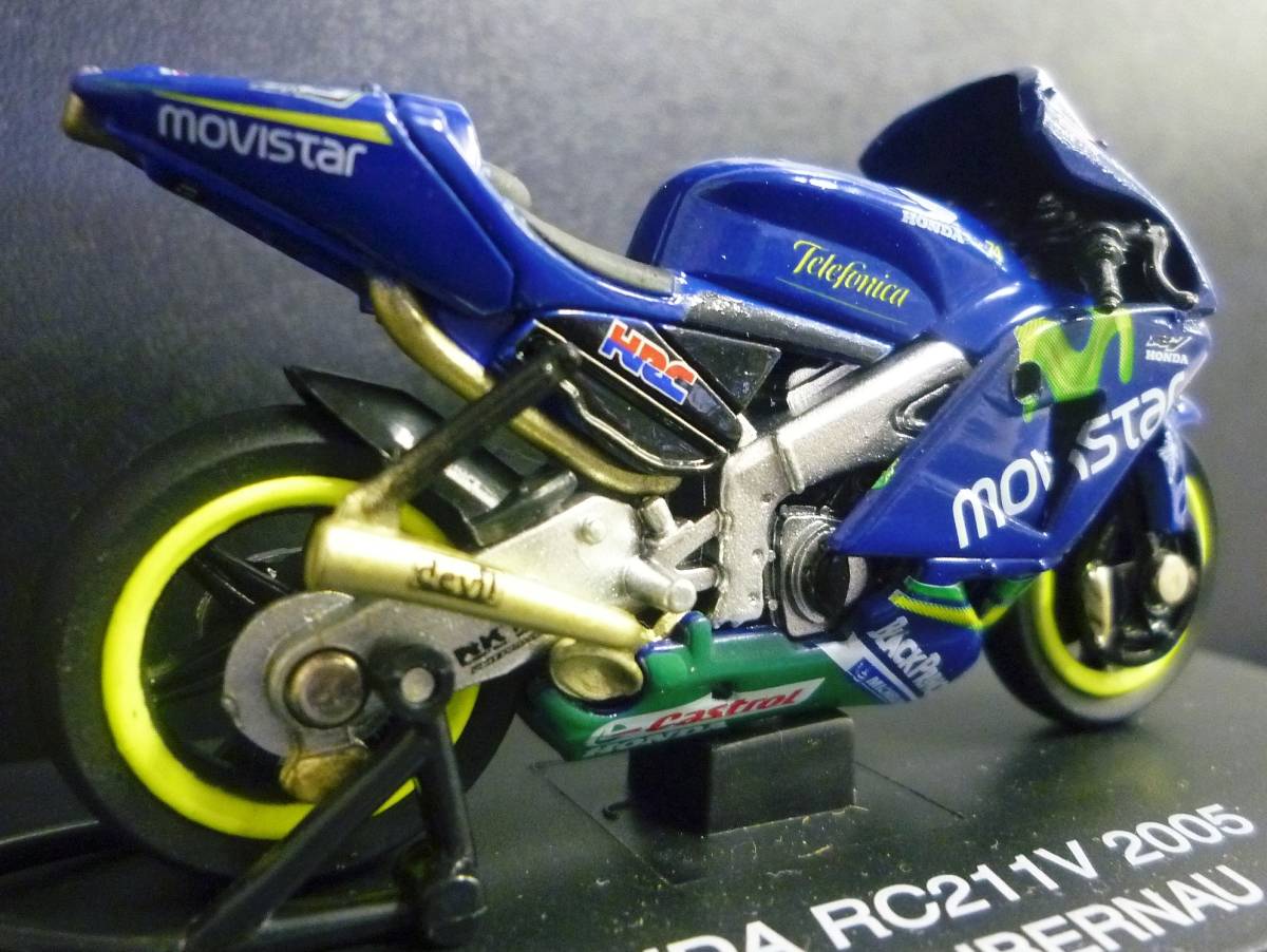 ニューレイ　１/32　ホンダ ＲC211-Ｖ #15 セテ.ジベルナウ HONDA テレフォニカ モビスター 2005　MotoGP　New Ray_画像6