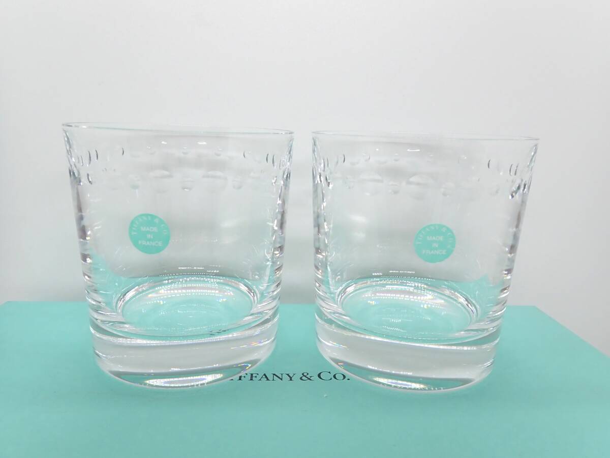 (943) 1円~ TIFFANY&Co. ティファニー ロックグラス ペア 2客セット【未使用保管品】の画像3