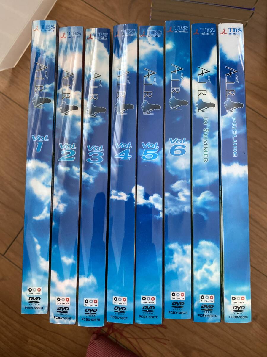 アニメ AIR DVD 全６巻+OVA2巻セットの画像1