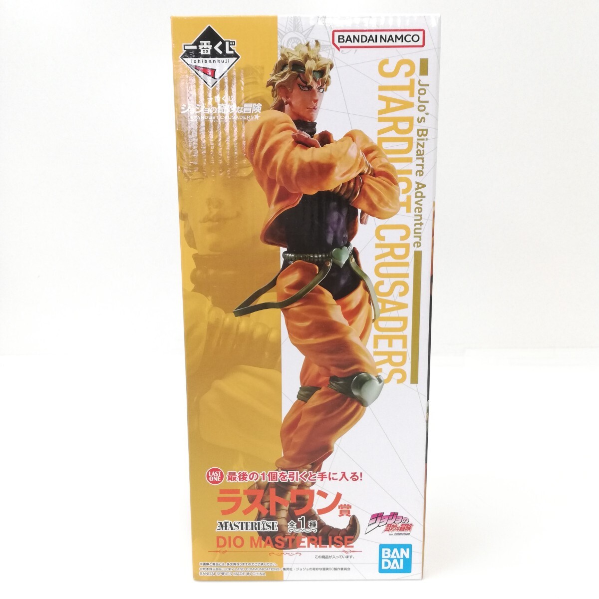 166 未開封 ジョジョの奇妙な冒険 STARDUST CRUSADERS DIO MASTERLISE 一番くじ ラストワン賞 フィギュア ディオ BANDAI 未使用 保管品_画像1