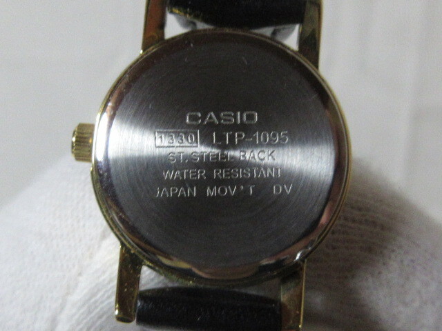 ◆動作品 CASIO /カシオ 　レディース　3針　クウォーツ　腕時計　 LTP-1095 _画像2