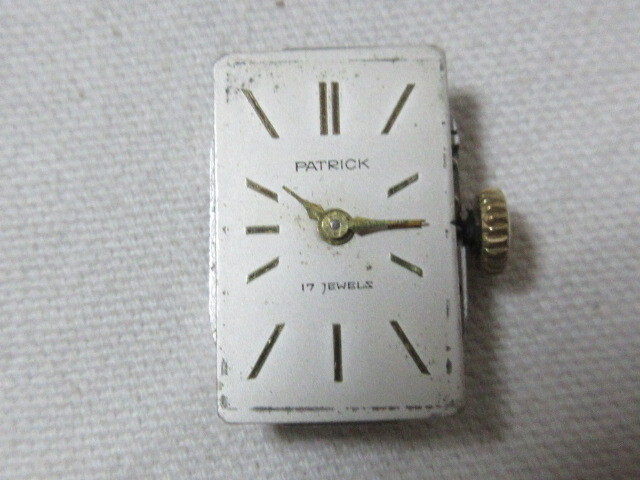 ◆不動品　アンティーク　PATRICK/ パトリック レディース　手巻き　腕時計　17ROLLED　GOLD　14K　60M.C.R_画像3