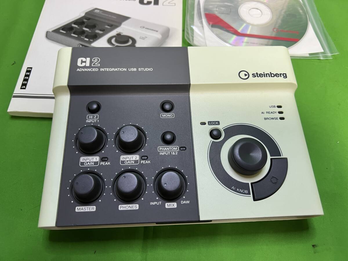 ジャンク 現状品 steinberg オーディオインターフェイス Cl2 ADUANCED INTEGRATION USB STUDIO＠左_画像2