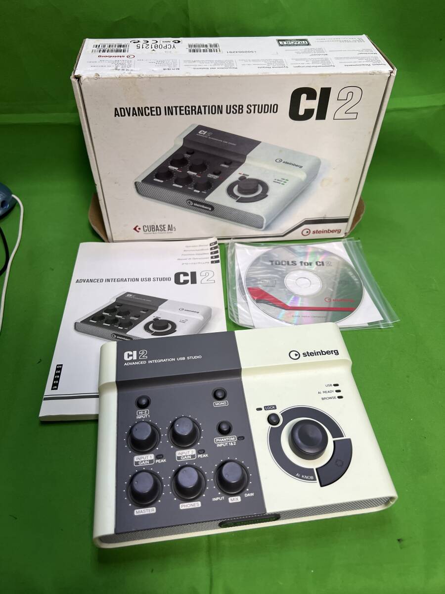 ジャンク 現状品 steinberg オーディオインターフェイス Cl2 ADUANCED INTEGRATION USB STUDIO＠左_画像1