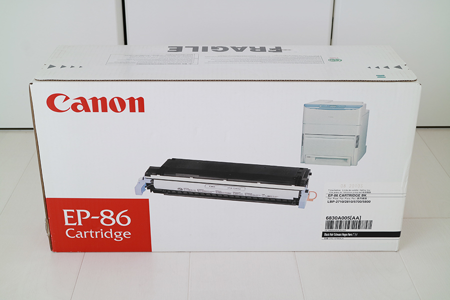 ＜ キヤノン ＞ CANON 純正 トナーカートリッジ EP-86 BK ブラック ＜ LBP-5700 LBP-5800 LBP-2710 LBP-2810 用＞_画像1