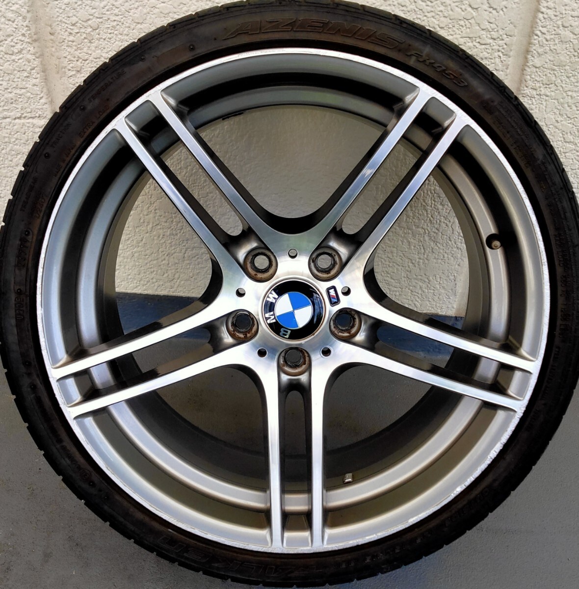 ◆BMW純正 M Performance Double Spoke 313M 19x8/9J 5H120 F20 F22 f30 F32 f36 Z4 BBS製 MONOBROCK (検RAYS ADVAN te37 ce28)の画像2