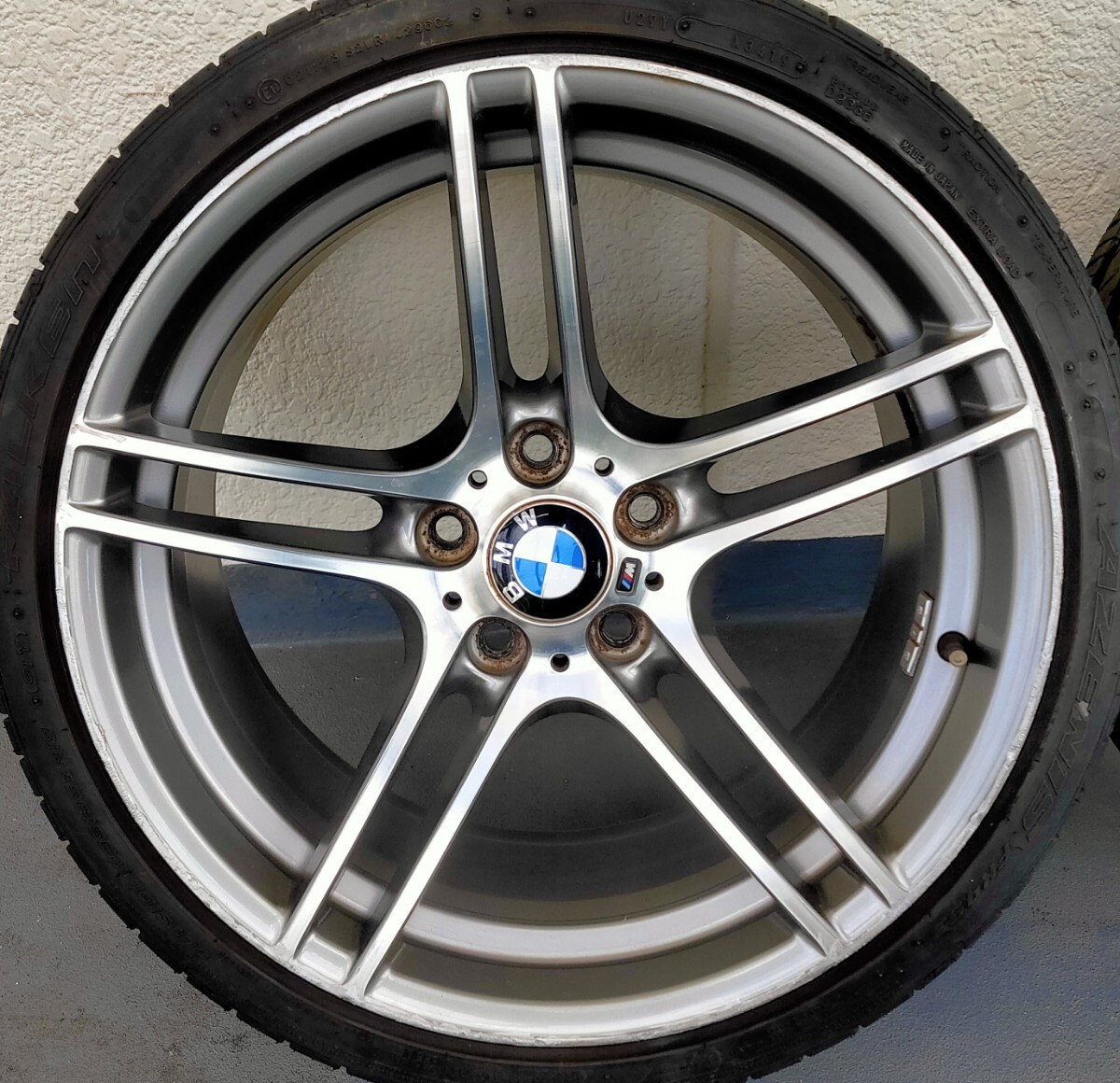 ◆BMW純正 M Performance Double Spoke 313M 19x8/9J 5H120 F20 F22 f30 F32 f36 Z4 BBS製 MONOBROCK (検RAYS ADVAN te37 ce28)の画像3