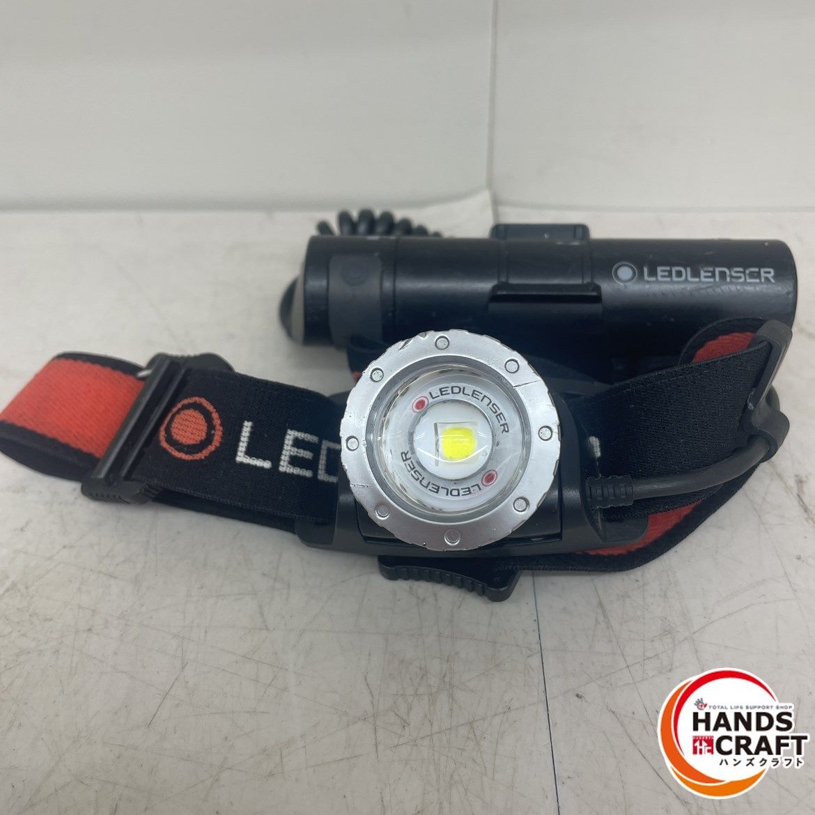 ♪REDLENSER H8R LEDヘッドライト USB充電式 防水機能付 レッドレンザー【中古】_画像1