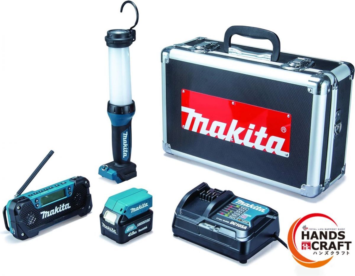 ▽【送料無料】【未使用品】makita マキタ CK1008 防災用コンボキット 10.8V アウトドアにも使える_画像1