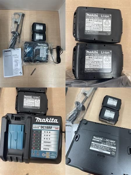 ★マキタ HP486DRGX 充電式震動ドライバドリル makita バッテリ2個（BL1860B）充電器（DC18RF）ケース付き 中古の画像7