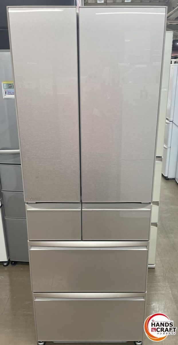 V[ secondhand goods ][ free shipping ] Mitsubishi MITUBISHI MR-WX47G-C refrigerator large 21 year made 470L Yamato household goods flight shipping one part delivery un- possible region equipped 