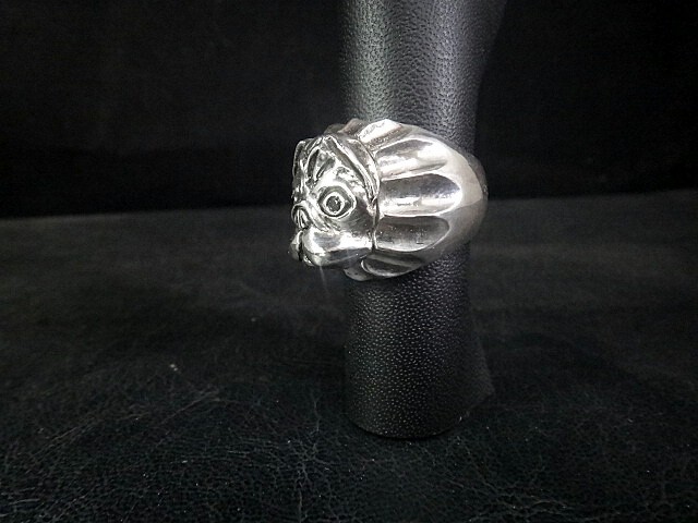 PUG (パグ) 　Face Ring Silver 925 20号