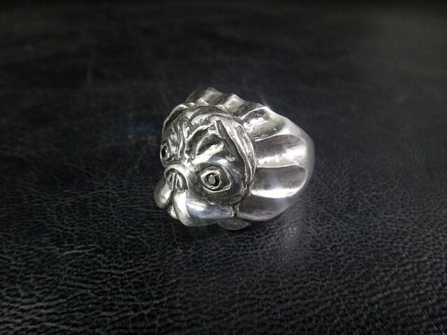 PUG (パグ) 　Face Ring Silver 925 20号