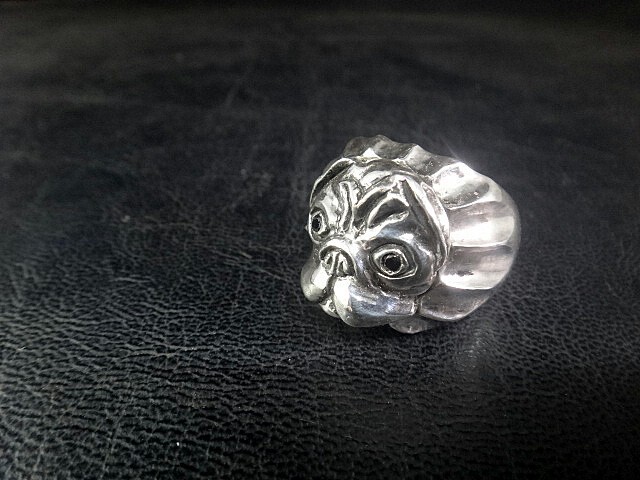 PUG (パグ) 　Face Ring Silver 925 20号