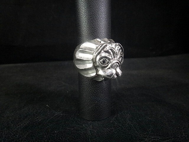 PUG (パグ) 　Face Ring Silver 925 20号