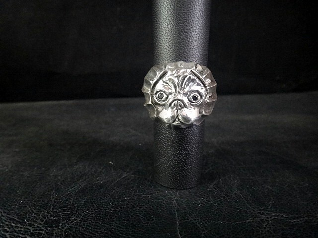 PUG (パグ) 　Face Ring Silver 925 20号