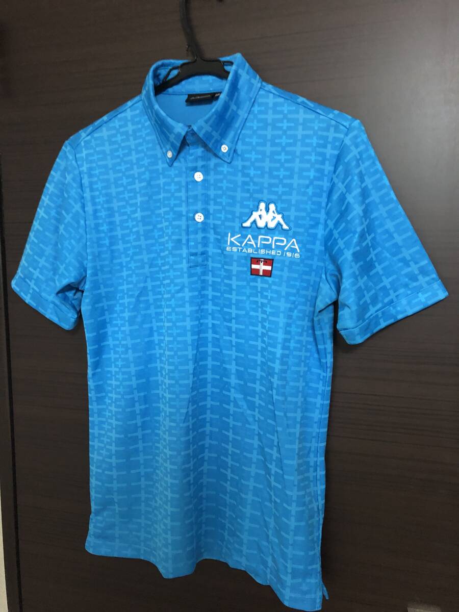 KAPPA ゴルフウェア　ポロシャツ ライトブルー（水色） Ｍサイズ（USED）_画像3