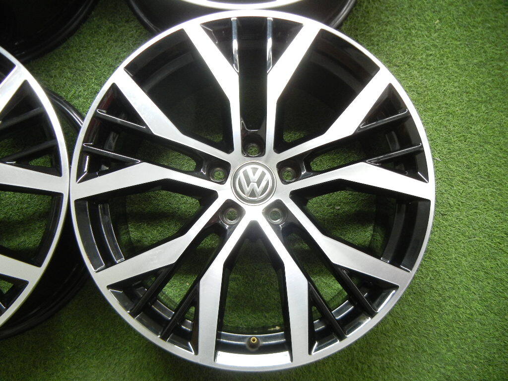 （MS0001）VW フォルクスワーゲン ゴルフ7 GTI 純正 オプション アルミホイール 19ｘ7.5J +51/ ５穴112 4本セット 中古　美品_画像4