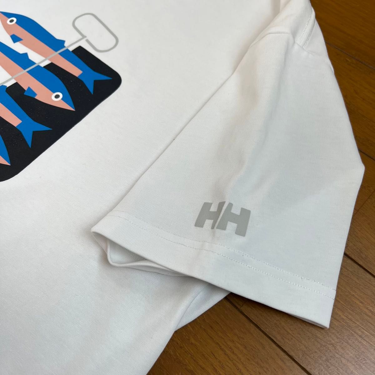 HELLY HANSEN ヘリーハンセン Tシャツ XL コットン 白 HE62025 古着 半袖 XL 