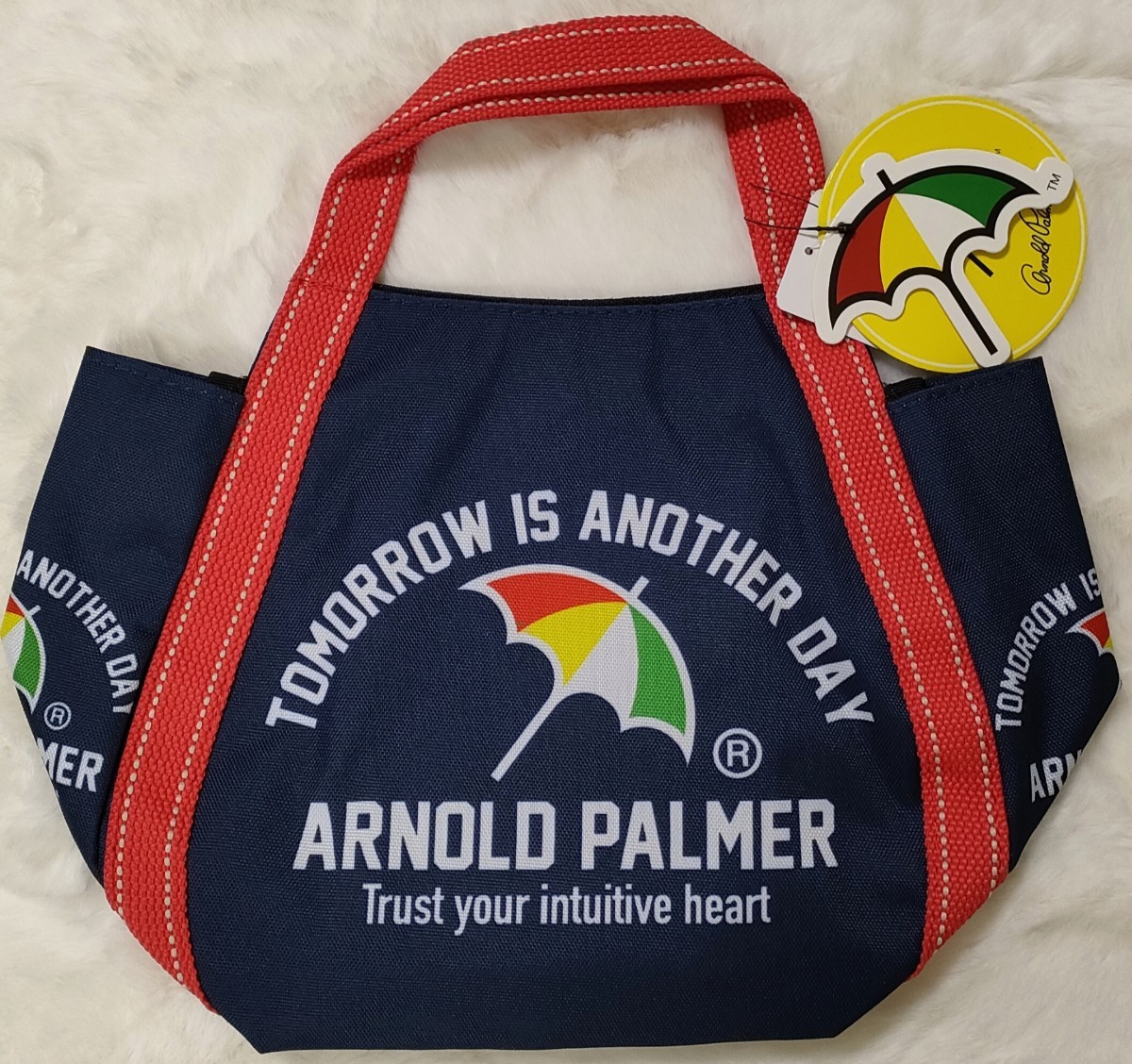 【新品】アーノルドパーマ　Arnold Palmer　ゴルフ　ラウンド　トート　バッグ　ネイビー_画像8