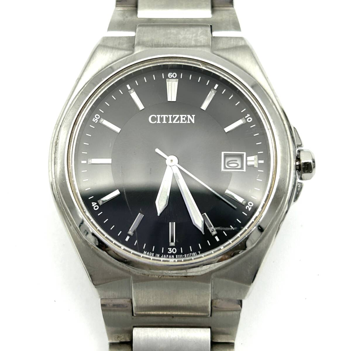 AY0955■【稼働品あり】CITIZEN シチズン 腕時計 2点 まとめ エコドライブ GN-4W Q＆Q QUARTZ クォーツ 6-967850 WLP シルバー _画像2