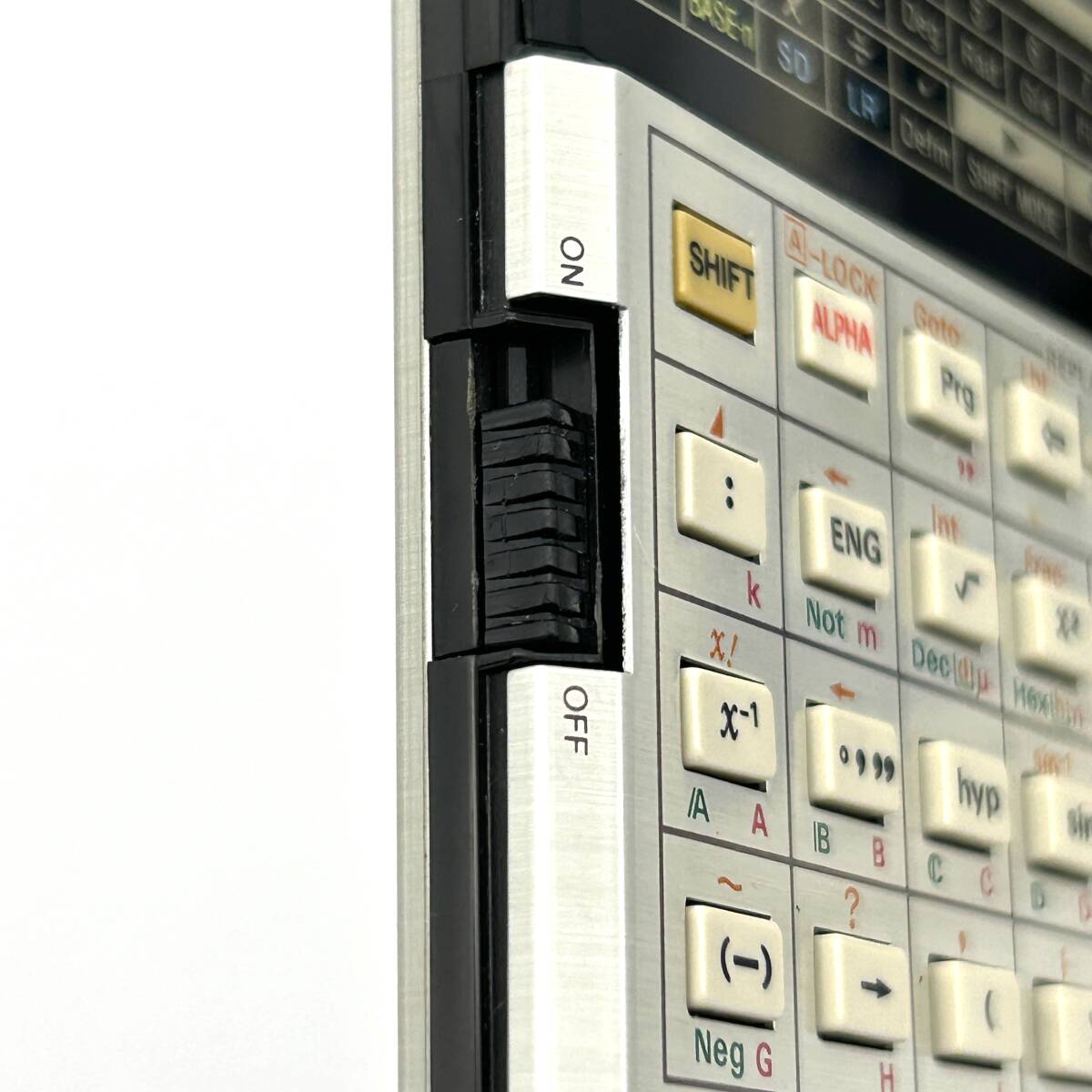 HY1552#CASIO Casio программируемый калькулятор fx-4000P program Showa Retro счет машина Showa 61 год покупка функционирование manual инструкция письменная гарантия есть 