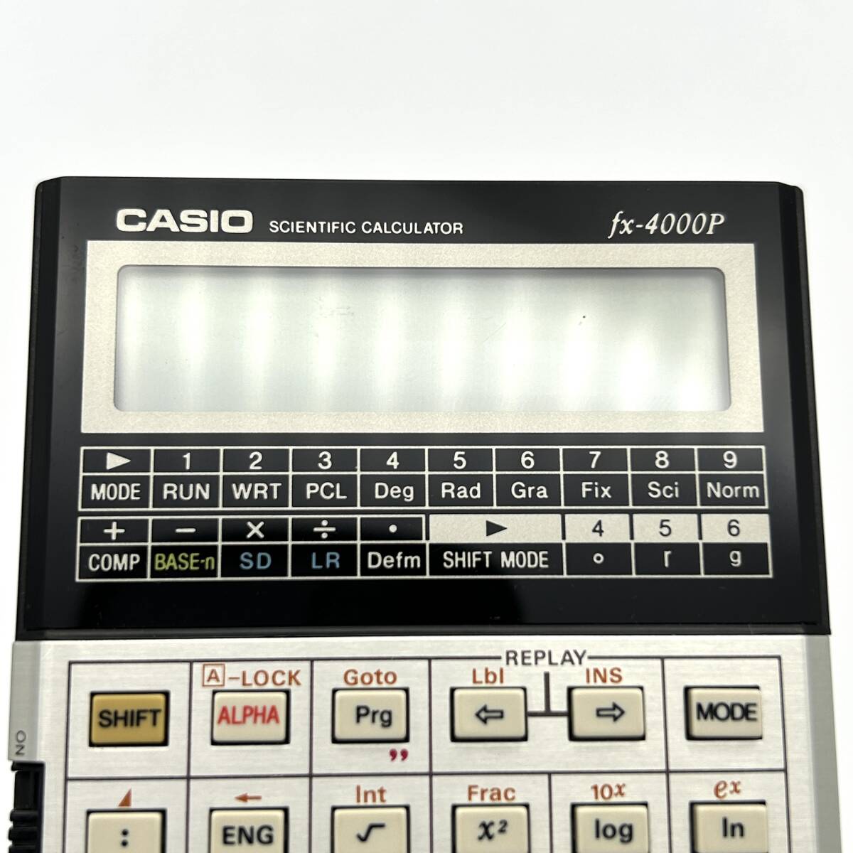 HY1552#CASIO Casio scientific calculator fx-4000P program Showa Retro count machine Showa era 61 year buy operation manual instructions written guarantee equipped 