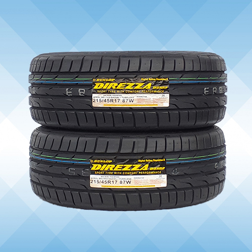 215/45R17 87W DUNLOP ダンロップ ディレッツァ DIREZZA DZ102 23年製 送料無料 2本税込 \21,500より 1_画像1