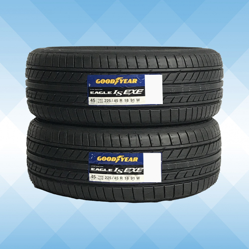 225/45R18 91W GOODYEAR グッドイヤー イーグル EAGLE LS EXE 24年製 正規品 送料無料 2本税込 \27,400 より 1_画像1