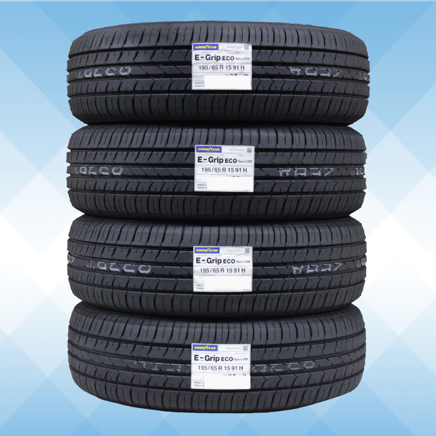 195/65R15 91H GOODYEAR Goodyear EFFICIENT GRIP ECO EG01 24 year made regular goods free shipping 4 pcs set tax included \\29,400..1