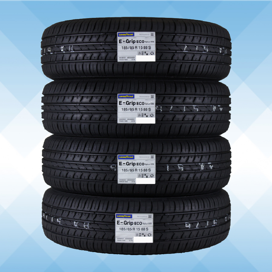 185/65R15 88S GOODYEAR グッドイヤー EFFICIENT GRIP ECO EG01 24年製 正規品 送料無料 4本セット税込 \25,440より 2_画像1