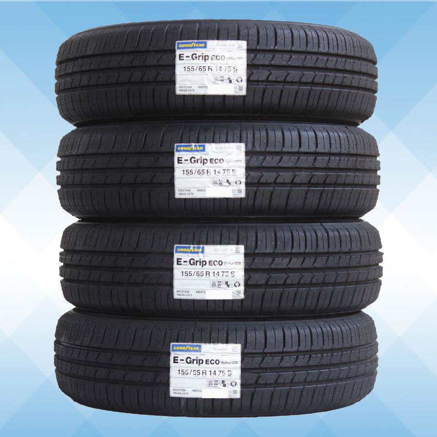 155/65R14 75S GOODYEAR グッドイヤー EFFICIENTGRIP ECO EG01 23年製 正規品 送料無料 4本税込 \18,800 より 3_画像1