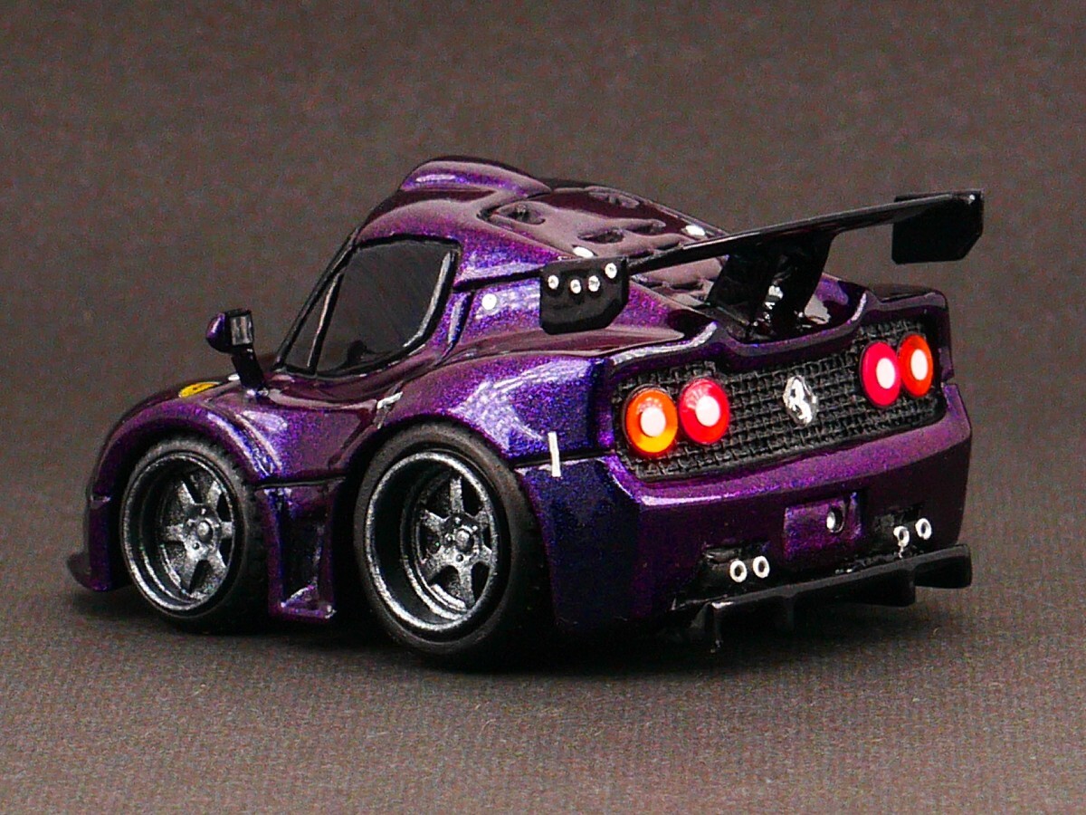 ★New!! ●Ferrari F50GT マジョーラカラー ★mini1000Q自作チョロQカスタム完成品の画像6